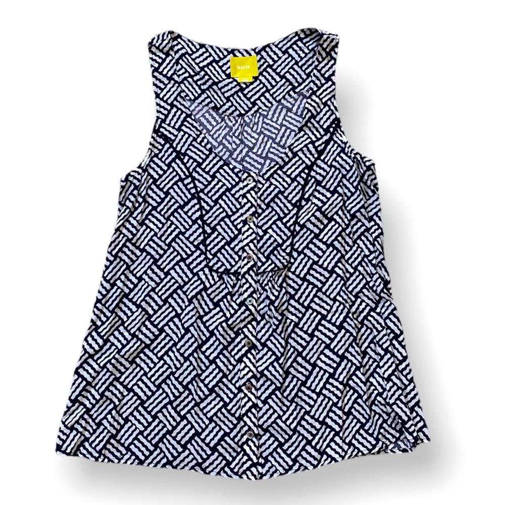 ANTHROPOLOGIE MAEVE Sleeveless V-Neck Top